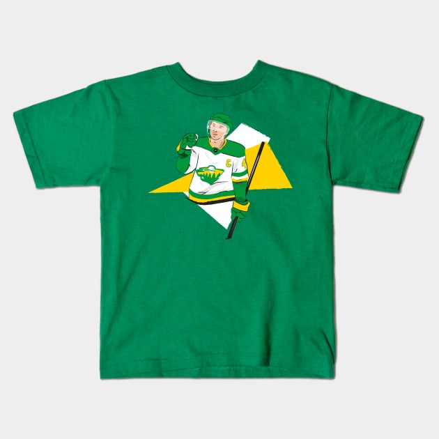 Captain Jared Spurgeon Kids T-Shirt by MDSmith29